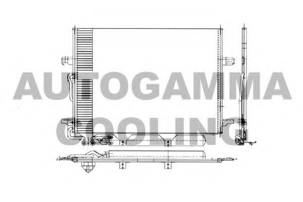 AUTOGAMMA 103275 Конденсатор, кондиціонер