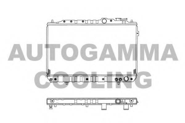 AUTOGAMMA 103330 Радіатор, охолодження двигуна