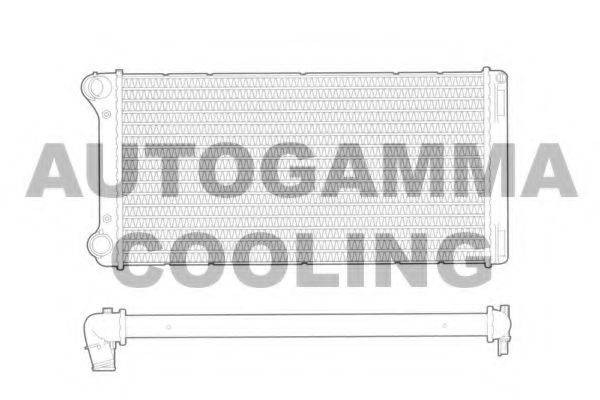 AUTOGAMMA 103358 Радіатор, охолодження двигуна