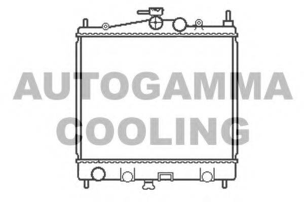 AUTOGAMMA 103382 Радіатор, охолодження двигуна