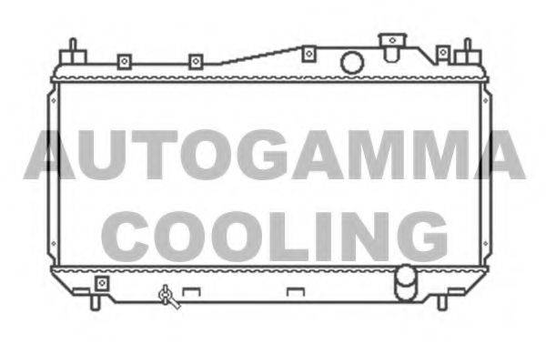 AUTOGAMMA 103434 Радіатор, охолодження двигуна