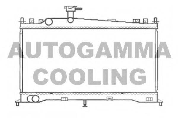 AUTOGAMMA 103438 Радіатор, охолодження двигуна