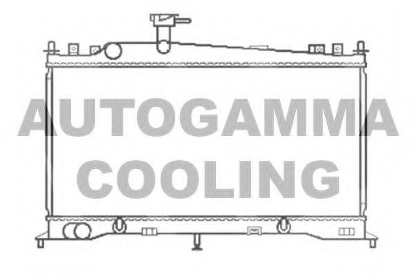 AUTOGAMMA 103439 Радіатор, охолодження двигуна