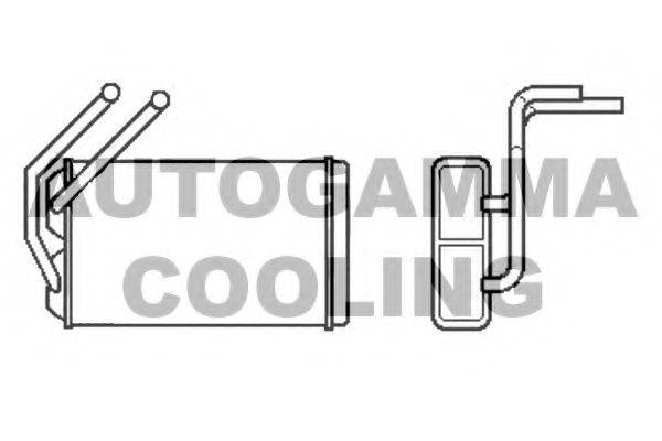 AUTOGAMMA 103551 Теплообмінник, опалення салону