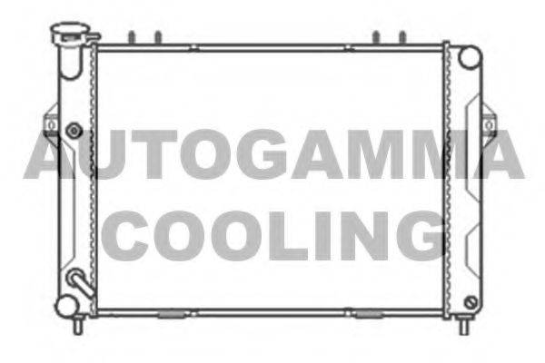 AUTOGAMMA 103665 Радіатор, охолодження двигуна