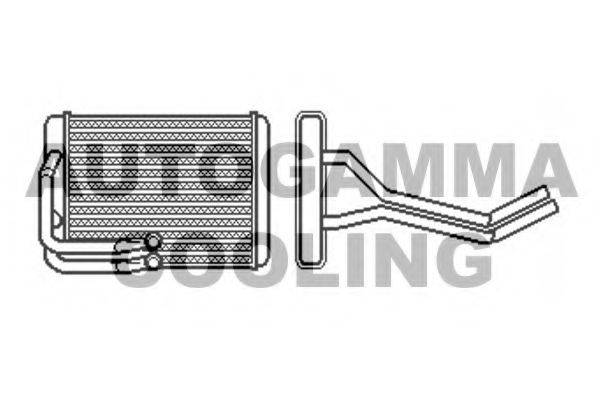 AUTOGAMMA 103706 Теплообмінник, опалення салону