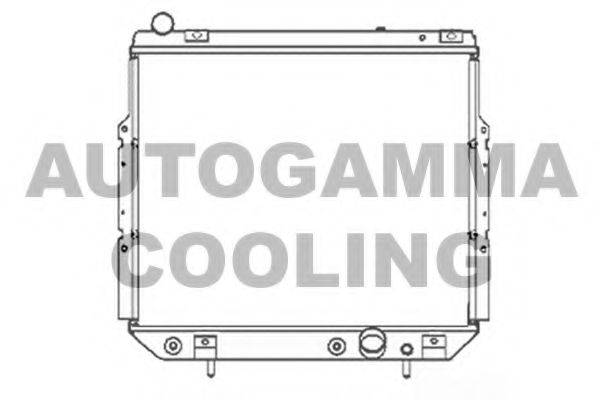 AUTOGAMMA 103801 Радіатор, охолодження двигуна