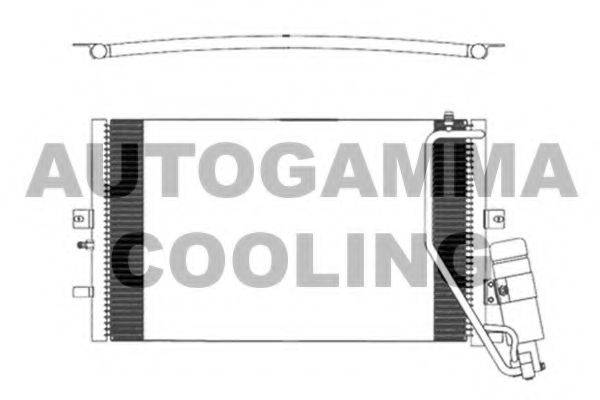 AUTOGAMMA 103835 Конденсатор, кондиціонер