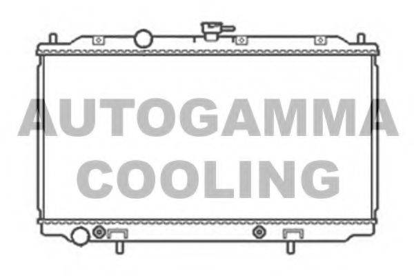 AUTOGAMMA 103841 Радіатор, охолодження двигуна