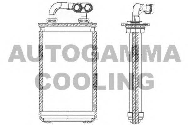 AUTOGAMMA 103894 Теплообмінник, опалення салону