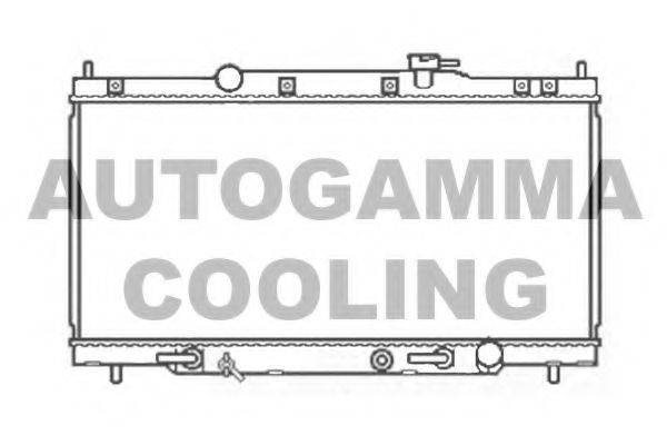 AUTOGAMMA 103929 Радіатор, охолодження двигуна