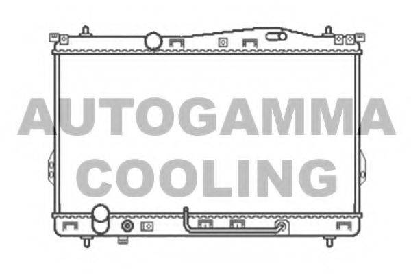 AUTOGAMMA 104068 Радіатор, охолодження двигуна