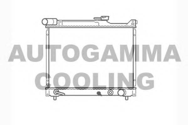 AUTOGAMMA 104149 Радіатор, охолодження двигуна