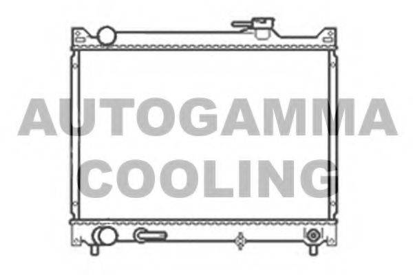 AUTOGAMMA 104161 Радіатор, охолодження двигуна