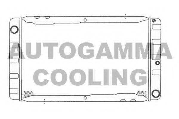 AUTOGAMMA 104199 Радіатор, охолодження двигуна