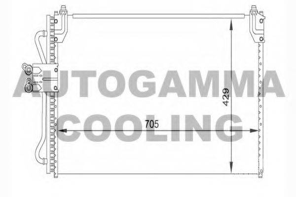 AUTOGAMMA 104479 Конденсатор, кондиціонер