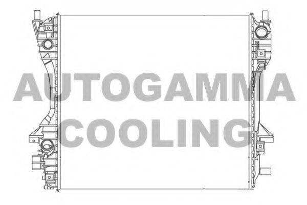 AUTOGAMMA 104651 Радіатор, охолодження двигуна