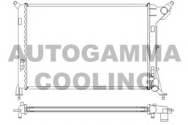 AUTOGAMMA 104687 Радіатор, охолодження двигуна