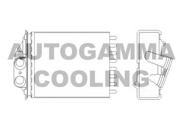 AUTOGAMMA 104804 Теплообмінник, опалення салону