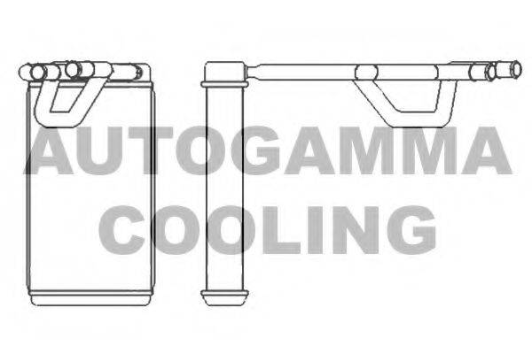 AUTOGAMMA 104822 Теплообмінник, опалення салону