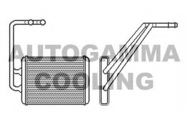 AUTOGAMMA 104875 Теплообмінник, опалення салону