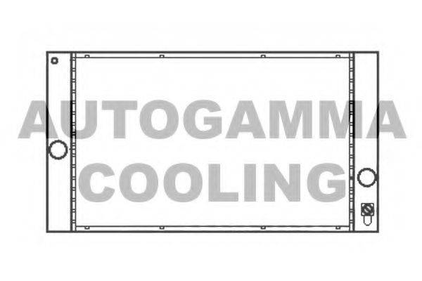 AUTOGAMMA 104928 Радіатор, охолодження двигуна