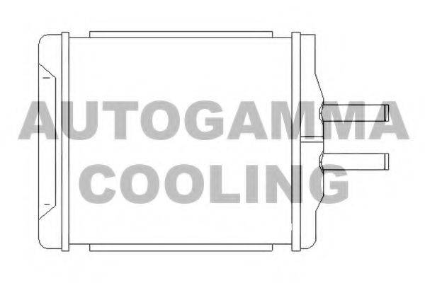 AUTOGAMMA 104937 Теплообмінник, опалення салону