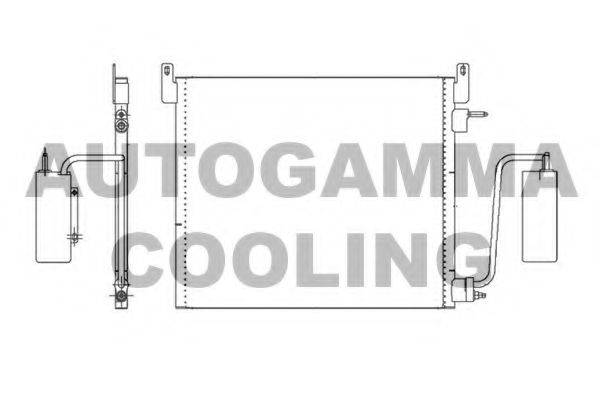 AUTOGAMMA 105020 Конденсатор, кондиціонер