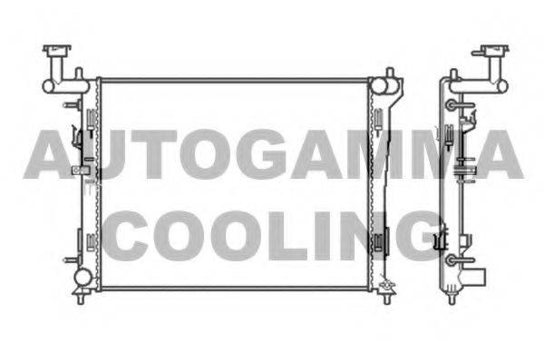AUTOGAMMA 105048 Радіатор, охолодження двигуна