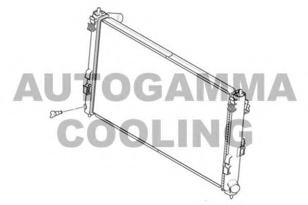AUTOGAMMA 105174 Радіатор, охолодження двигуна