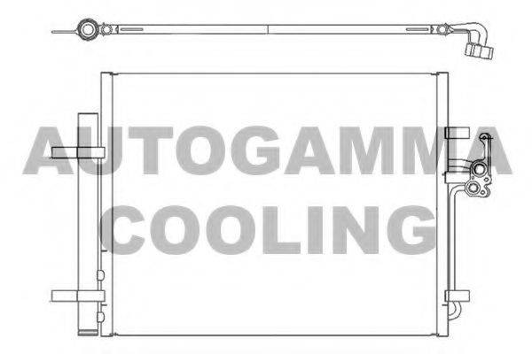 AUTOGAMMA 105308 Конденсатор, кондиціонер