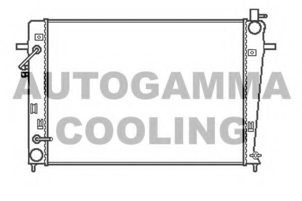 AUTOGAMMA 105409 Радіатор, охолодження двигуна