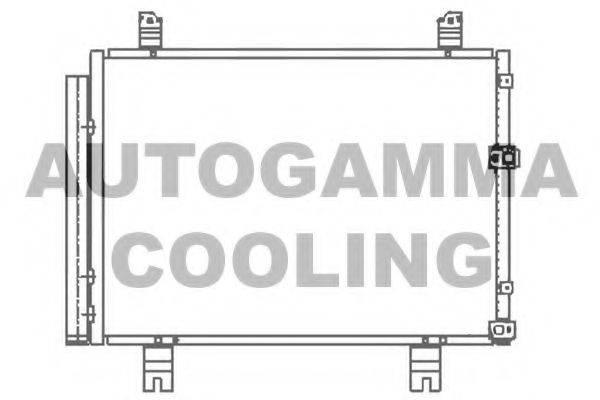 AUTOGAMMA 105543 Конденсатор, кондиціонер