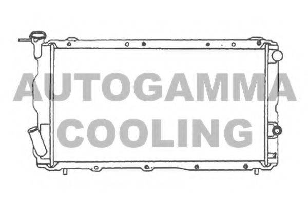 AUTOGAMMA 105568 Радіатор, охолодження двигуна