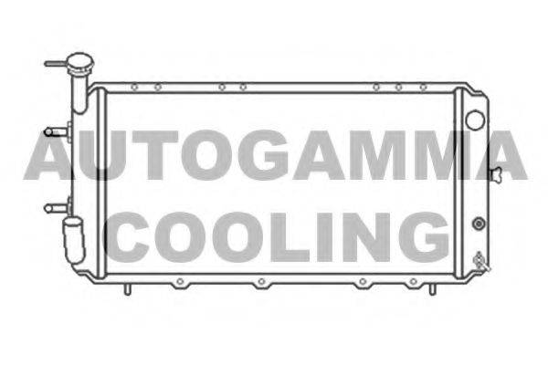 AUTOGAMMA 105576 Радіатор, охолодження двигуна