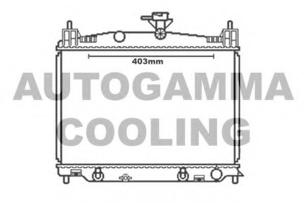 AUTOGAMMA 105606 Радіатор, охолодження двигуна