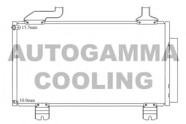 AUTOGAMMA 105615 Конденсатор, кондиціонер