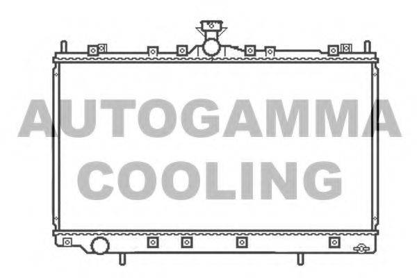 AUTOGAMMA 105659 Радіатор, охолодження двигуна