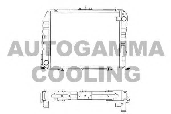 AUTOGAMMA 105817 Радіатор, охолодження двигуна