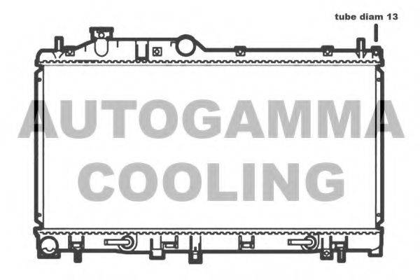 AUTOGAMMA 107025 Радіатор, охолодження двигуна