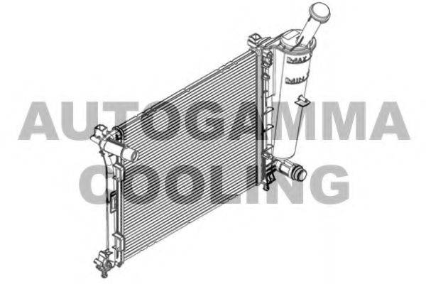 AUTOGAMMA 107088 Радіатор, охолодження двигуна