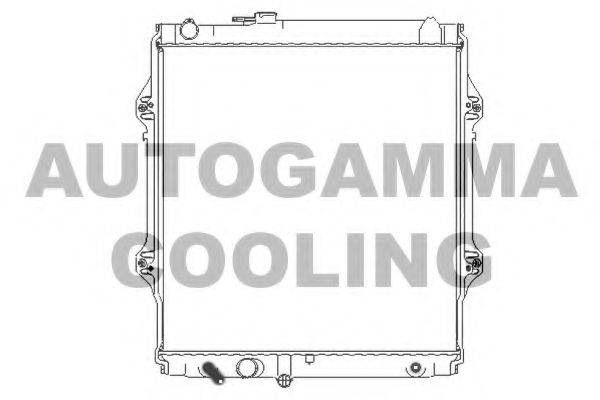 AUTOGAMMA 107191 Радіатор, охолодження двигуна