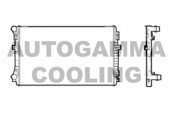 AUTOGAMMA 107198 Радіатор, охолодження двигуна