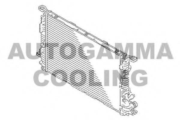 AUTOGAMMA 107203 Радіатор, охолодження двигуна