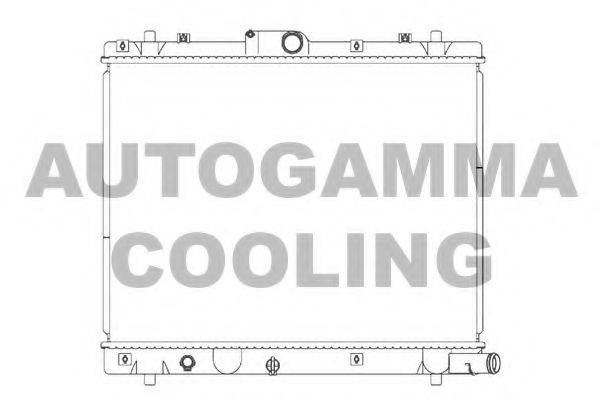 AUTOGAMMA 107283 Радіатор, охолодження двигуна