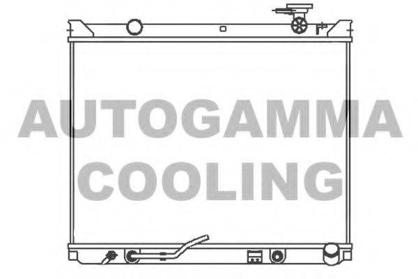 AUTOGAMMA 107329 Радіатор, охолодження двигуна