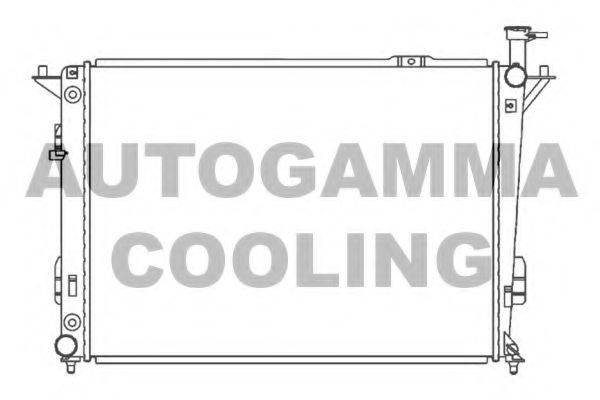 AUTOGAMMA 107330 Радіатор, охолодження двигуна