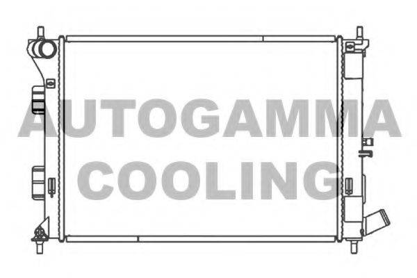 AUTOGAMMA 107331 Радіатор, охолодження двигуна