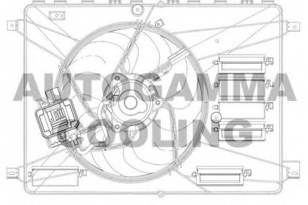 AUTOGAMMA GA200910 Вентилятор, охолодження двигуна