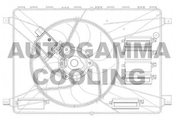 AUTOGAMMA GA200913 Вентилятор, охолодження двигуна